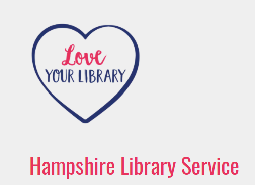 Hampshire library service logo